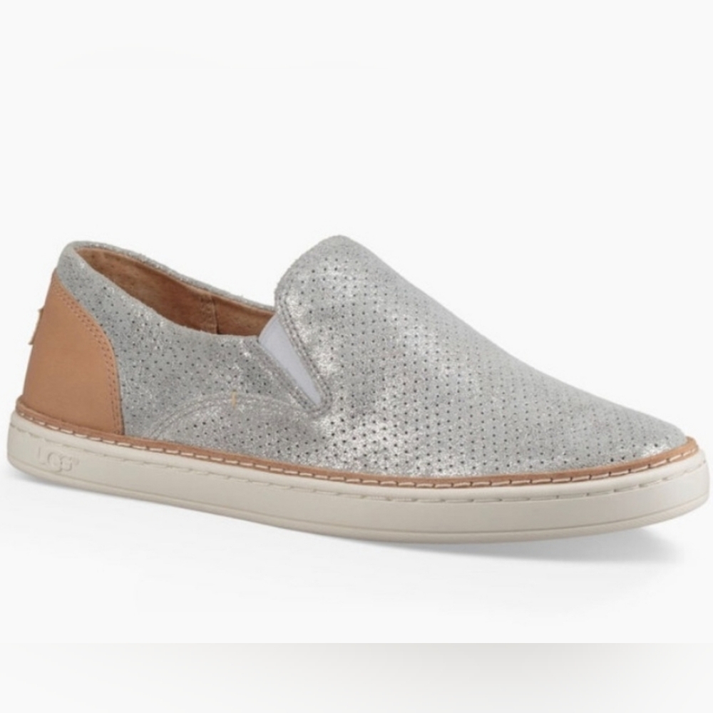 UGG Silver Stardust Adley Perf Shoes